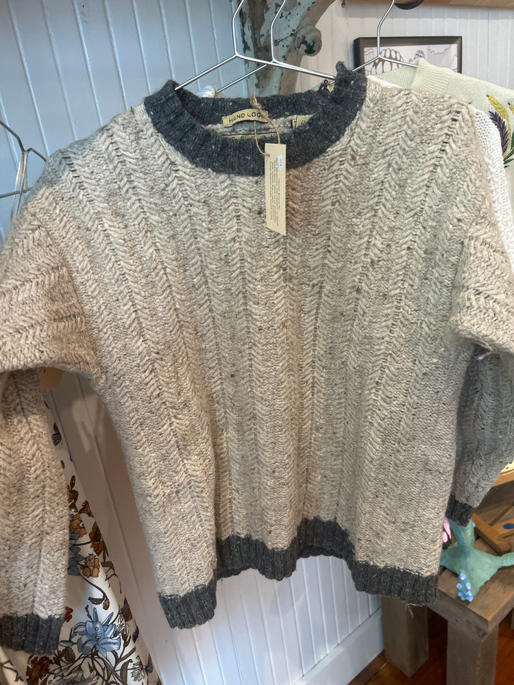 Wool grey sweater pre loved