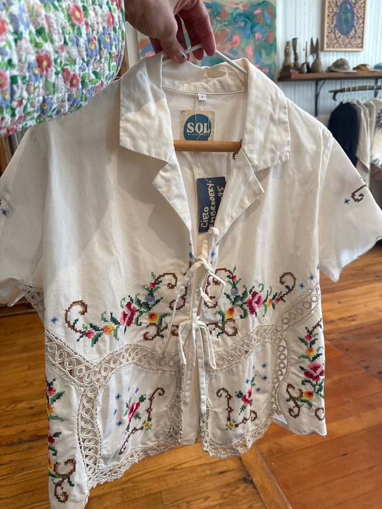 Cielo embrodery top -Sol