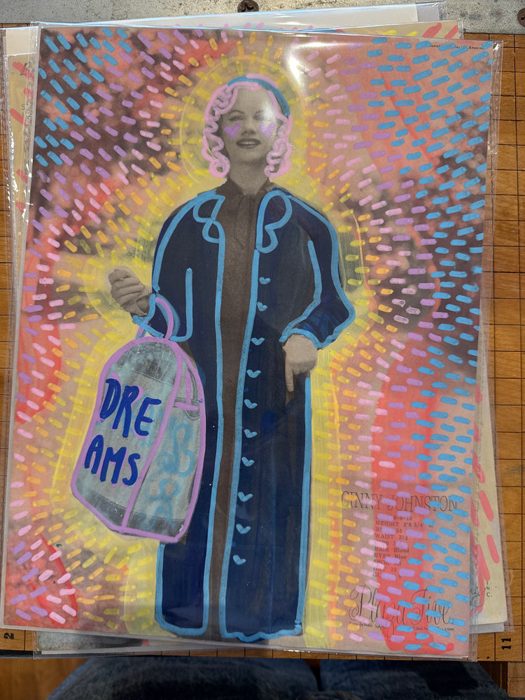 Vintage painted photo by Verona