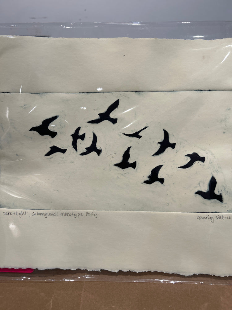 Take flight monotype Emily cate Sabree