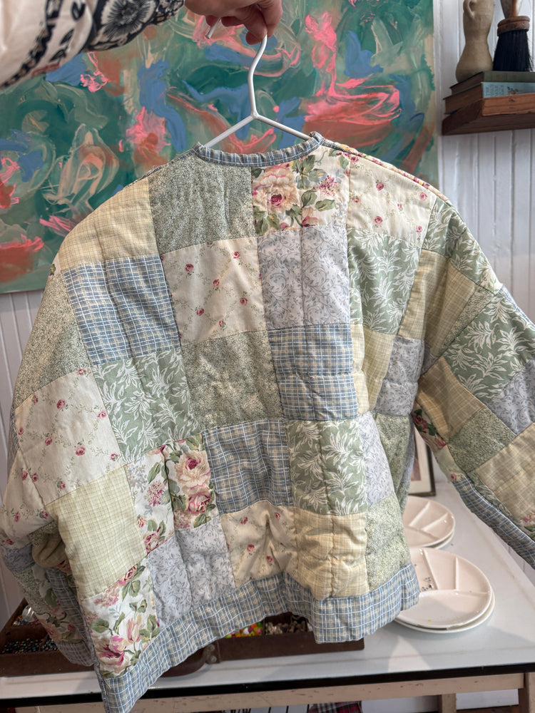 Cozy quilted jacket squares by Verona