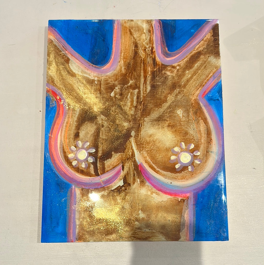 Large boobie painting