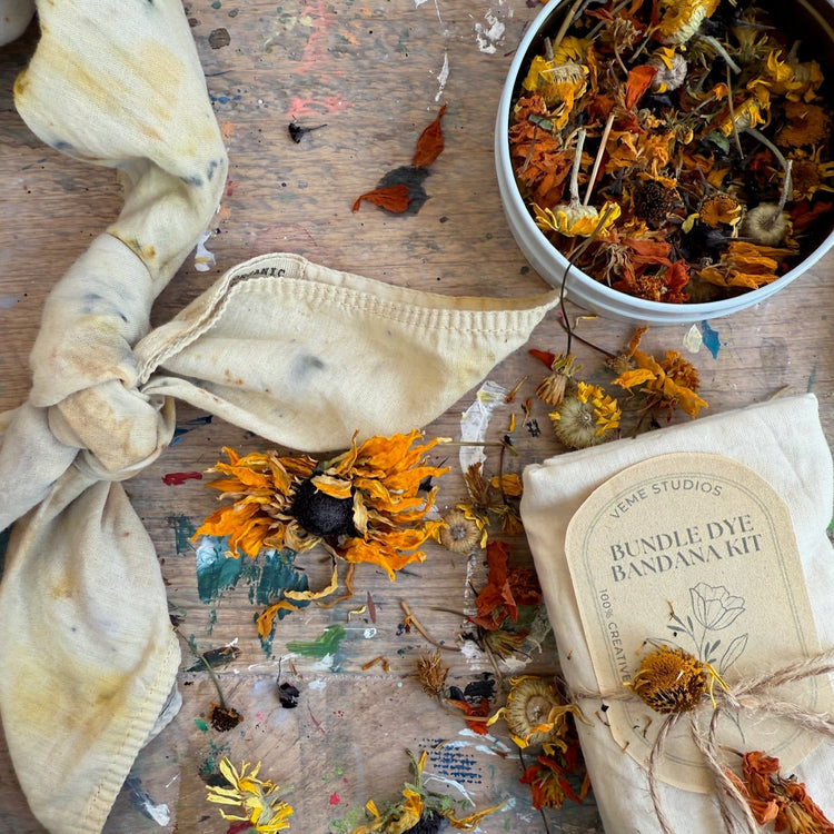 Botanical Bundle Dye Bandana Kit