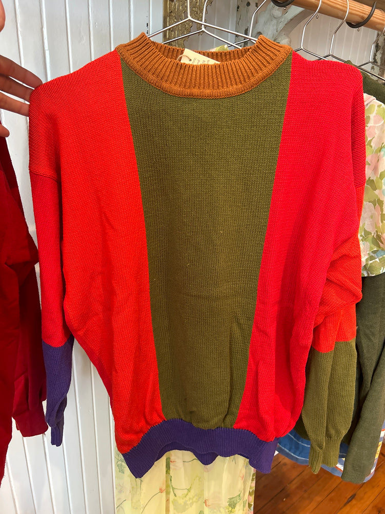 Vintage multi sweater