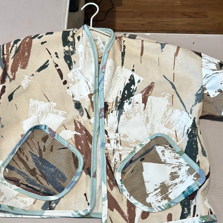 Artisan upcycled cotton jacket - Verona