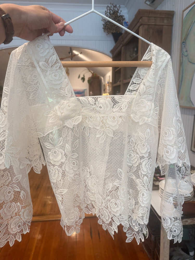Verona Upcycled lace top