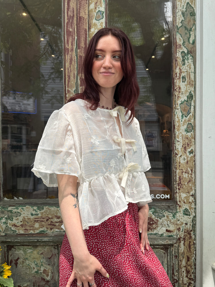 Verona white lace tops