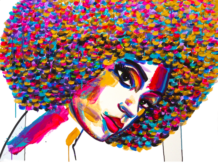 Afro Archival print