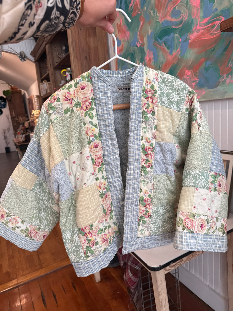 Cozy quilted jacket squares by Verona