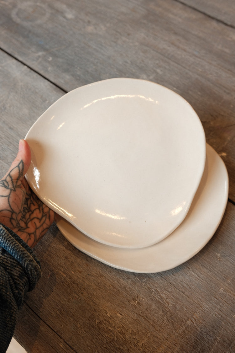 A set of two plates