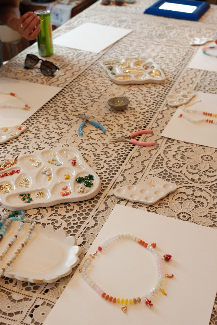 Beading and Charm Kid Party