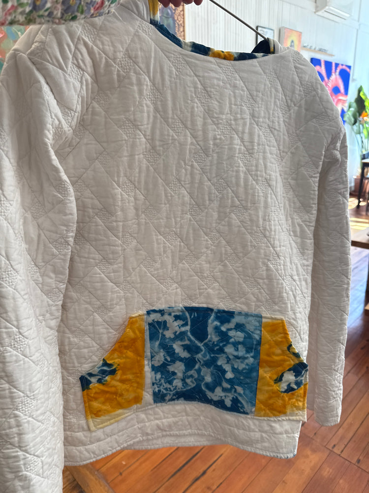 Verona Cozy white Cyanotype