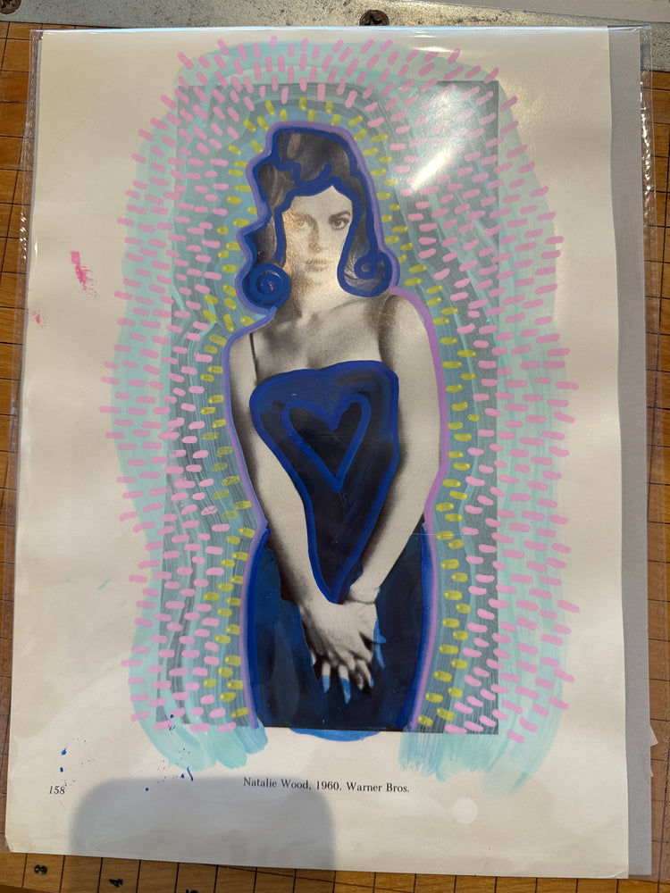 Vintage painted photo by Verona