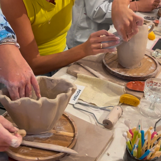making pottery
