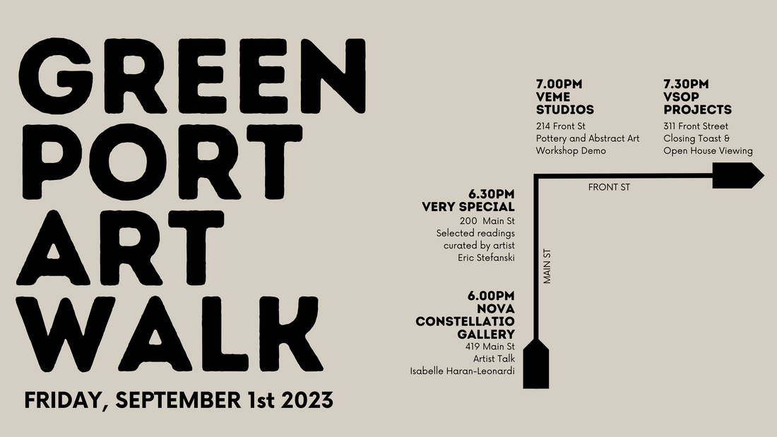Dive into Creativity: The Greenport Art Walk - Friday, September 1st, 2023
