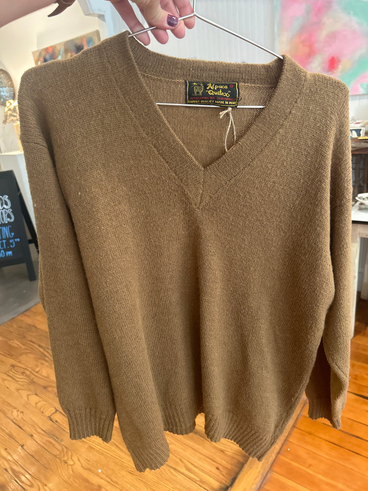 Preloved Brown alpaca sweater
