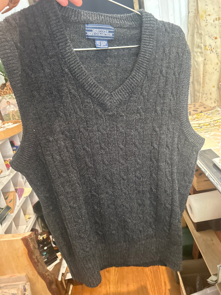 Preloved dark grey vest