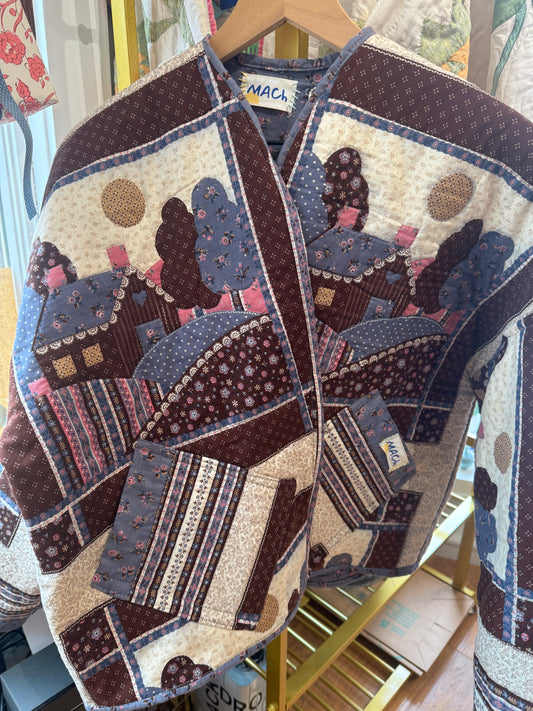 Cozy reversible brown