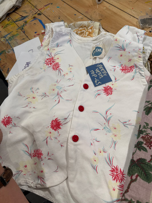 Sol pretty vests different fabrics tops