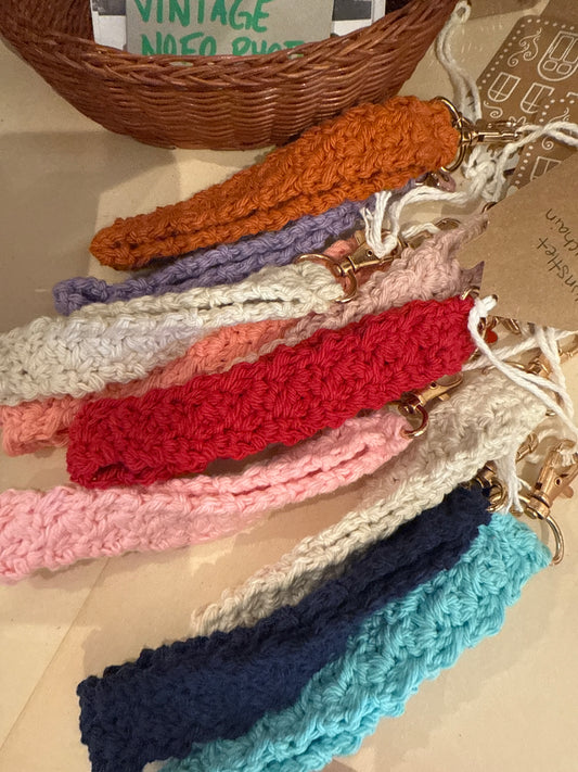 Twins crochet keychain
