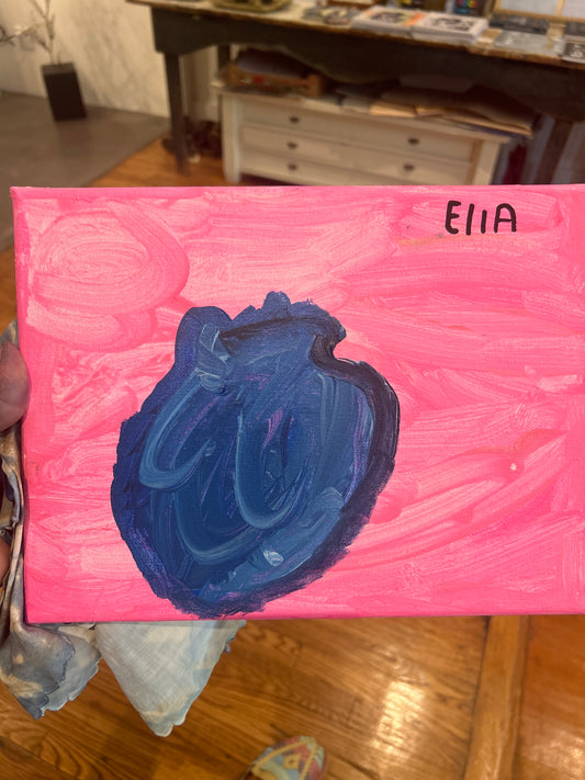 Ella blueberry painting