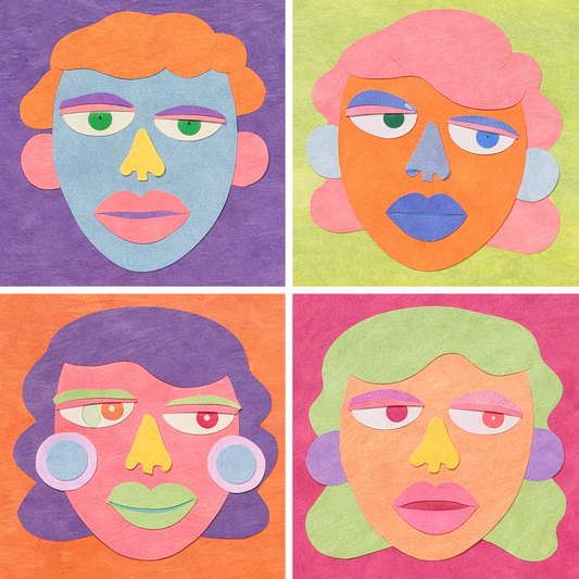 Portrait Collage Kids Workshop