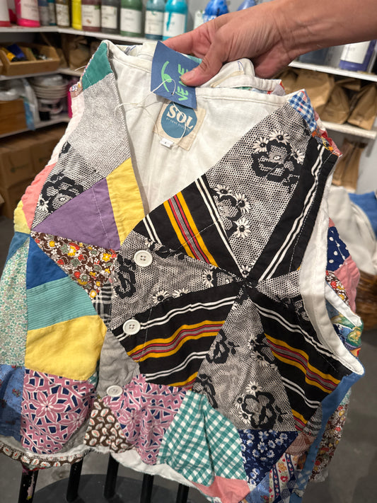 Sol patchwork vest
