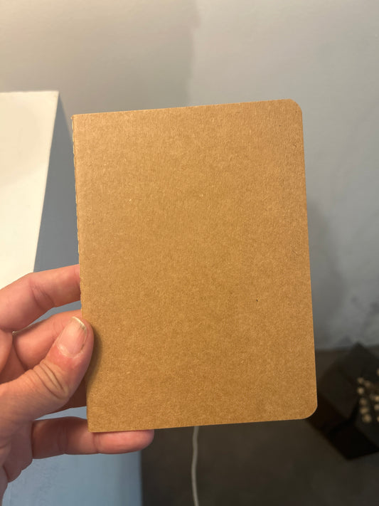 Pocket sketchbook with pencils