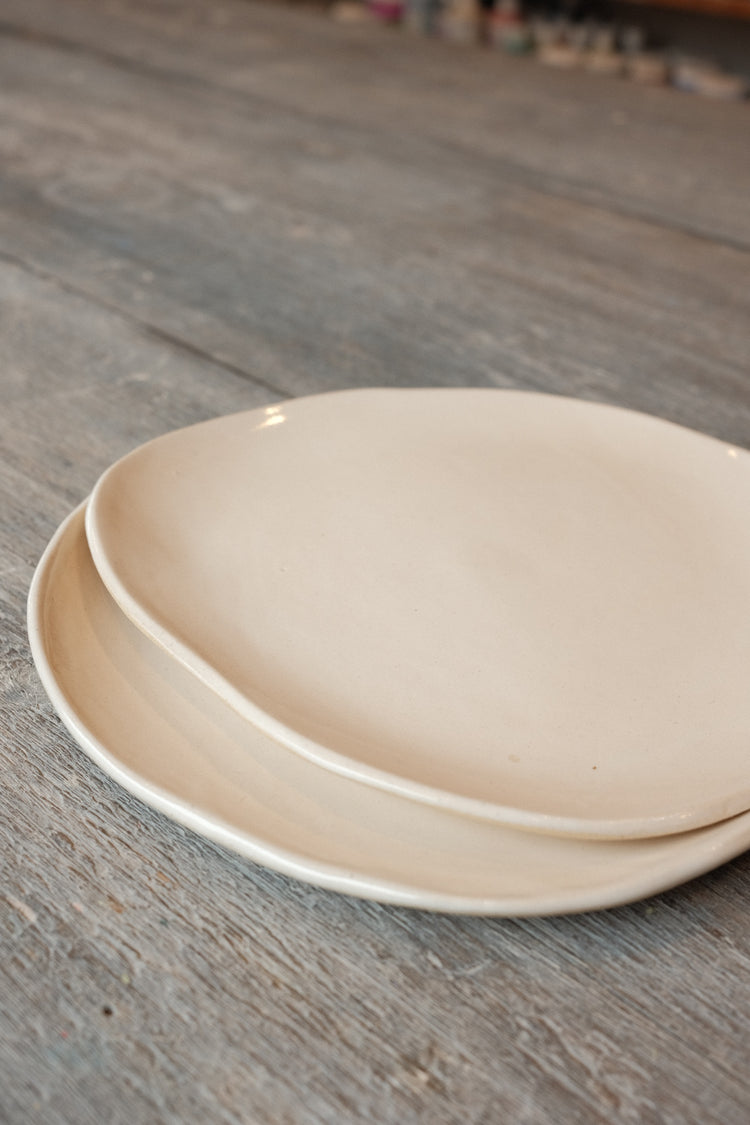 A set of two plates