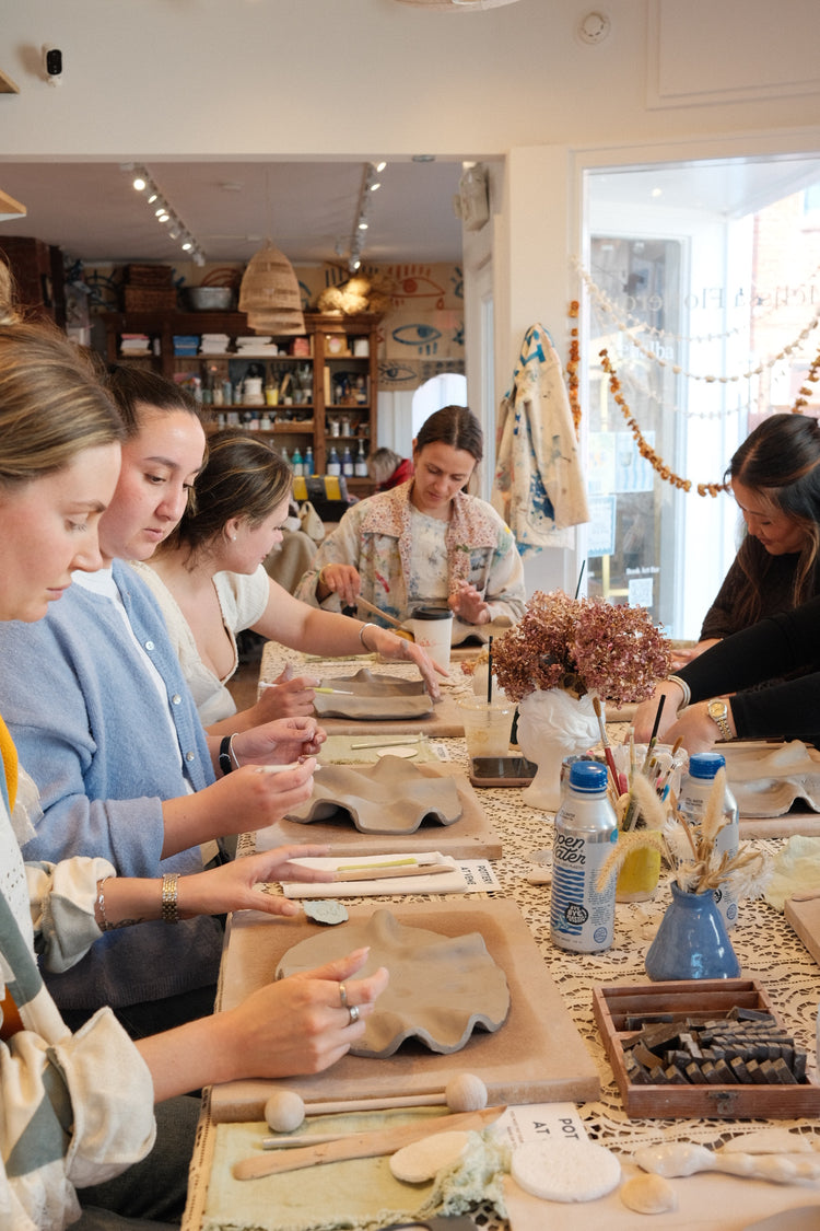 Private Charcuterie Board Pottery Workshop