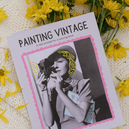 Painting Vintage Book SOLD OUT