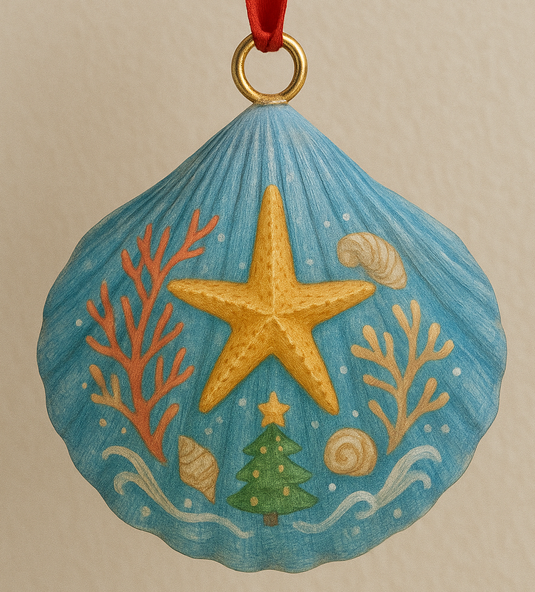 RAISE SHELL -Paint a Shell Ornament