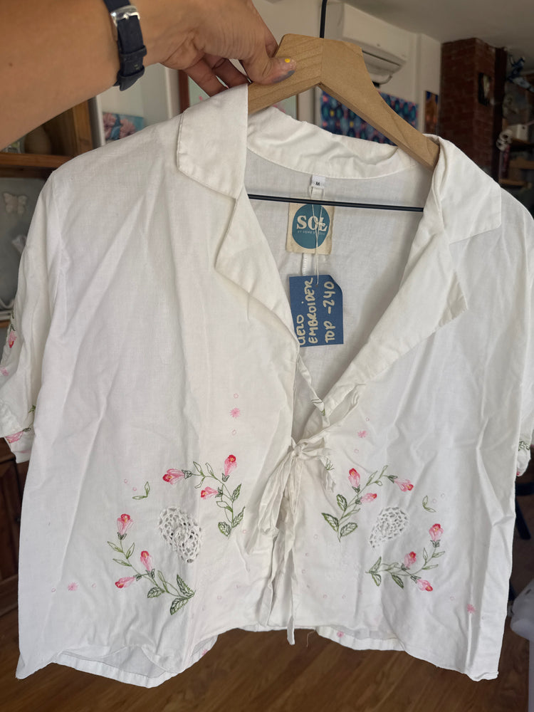Cielo embrodery top -Sol