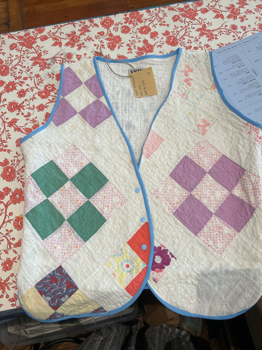 Verona Vintage quilt vest