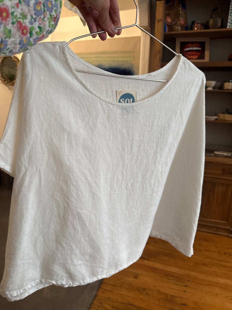 Estrella linen top -Sol