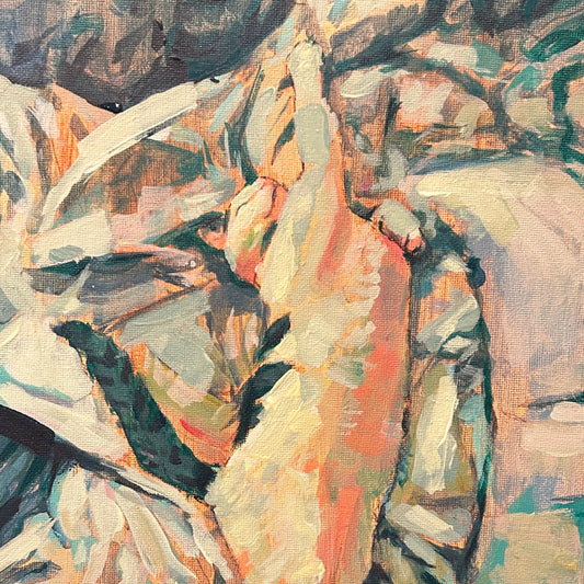 Pet Portrait Painting with Acrylic