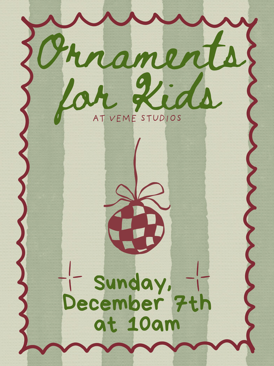 Kids Air dry clay Ornaments