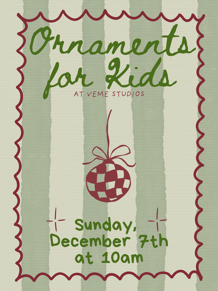 Kids Air dry clay Ornaments