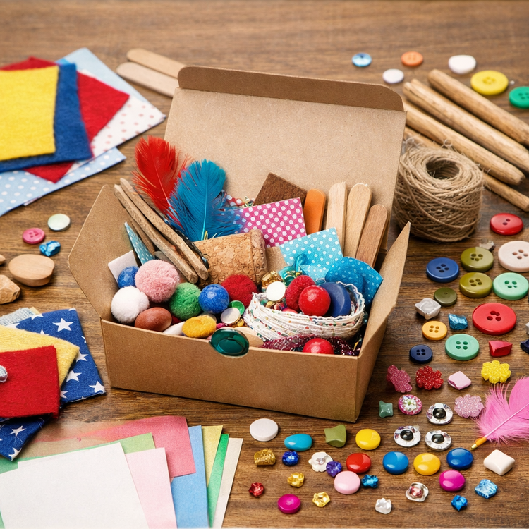 Mystery Art Box Challenge  Kids Workshop